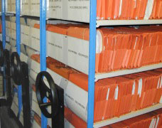 Moving File Storage Shelves Manufactured In The UK