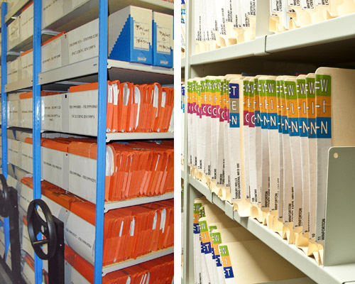 Paper file shop storage solutions