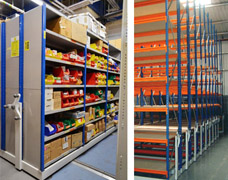 Industrial mobile racking