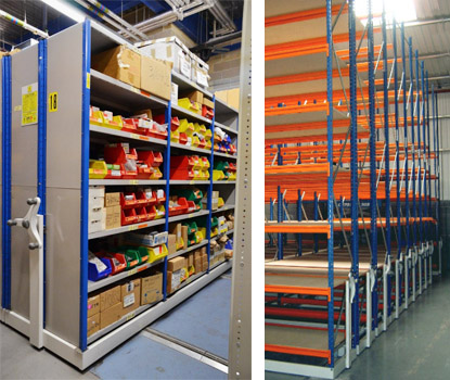 Mobile Industrial Racks, Rolling Bulk Shelves