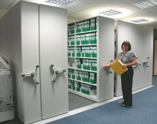 Mobile Office Shelving System