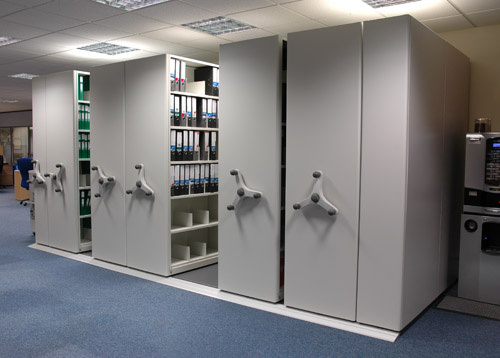 Mobile Shelving & Filing Systems - High Density File Storage