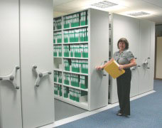 Rolling shelving 2025 unit
