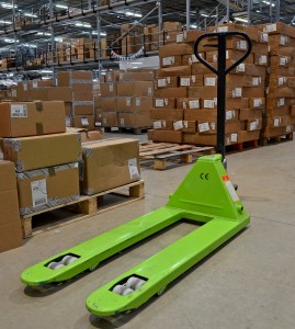 Pallet trucks available for warehouses