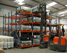 Push-Back Pallet Racking For Warehouses