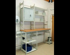 EZR Shelving Units Within A Hospital Ward